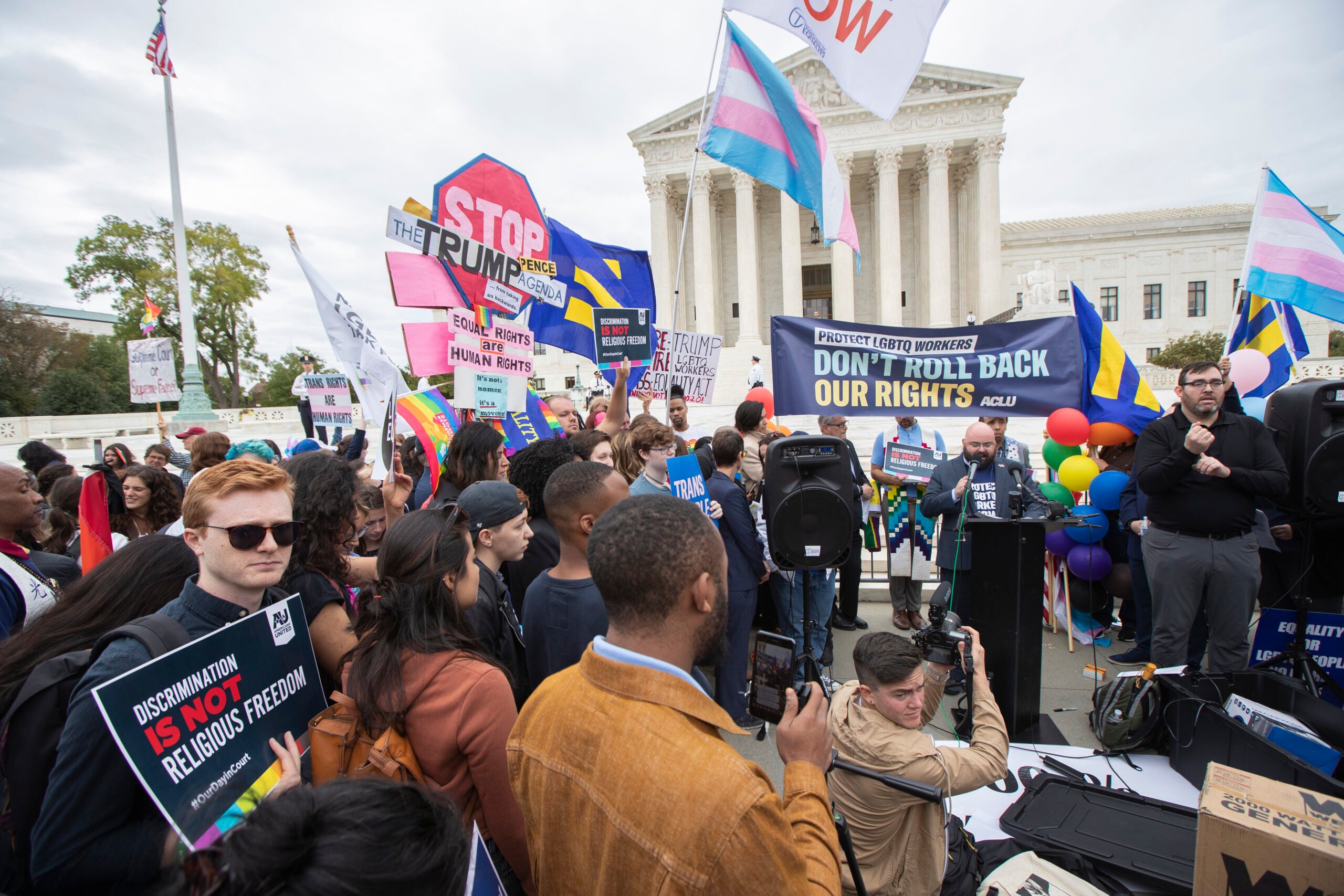 Divided Supreme Court Weighs LGBT People's Rights