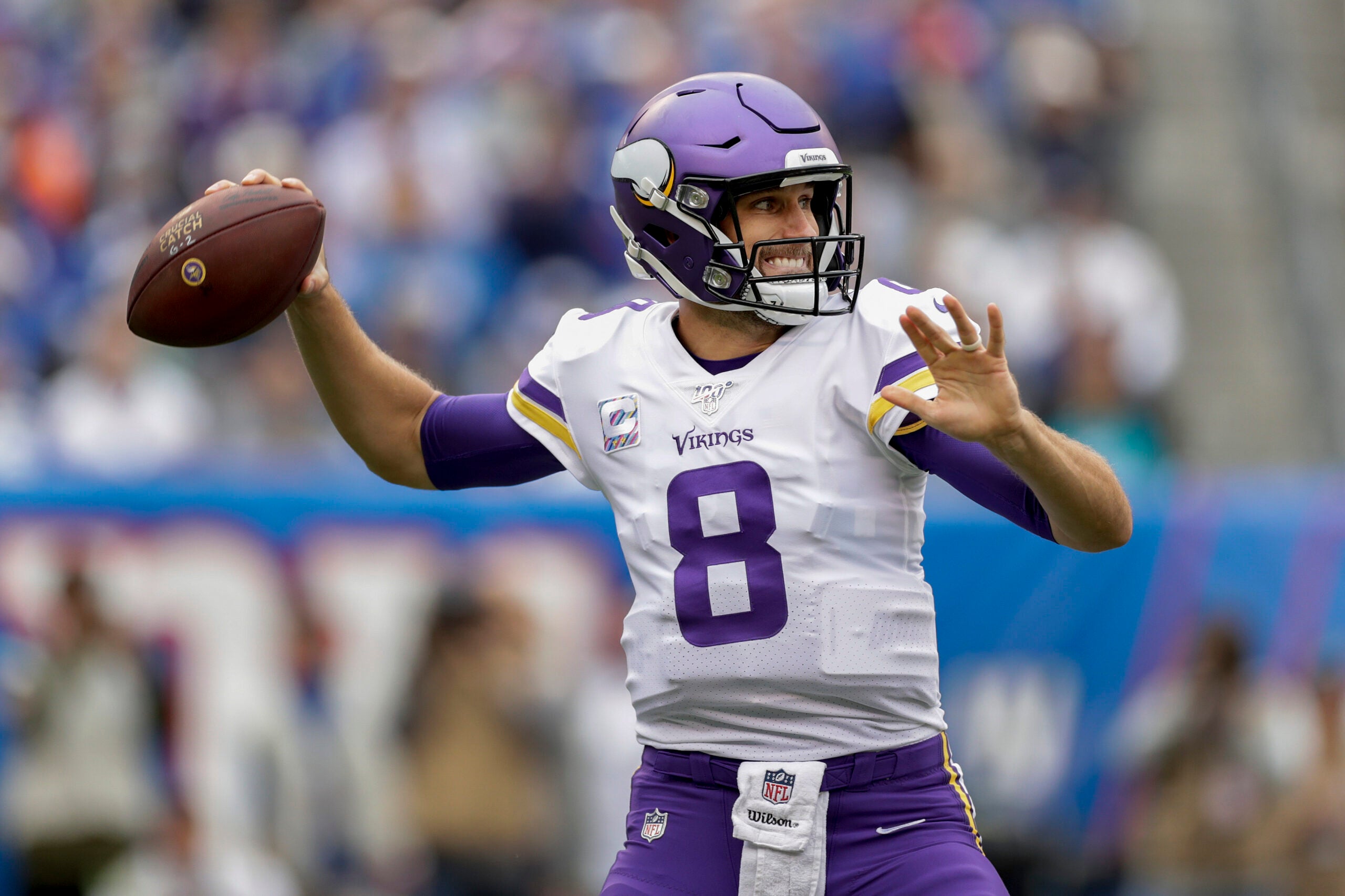 Check out Vikings' new life of the party: Quarterback Kirk Cousins