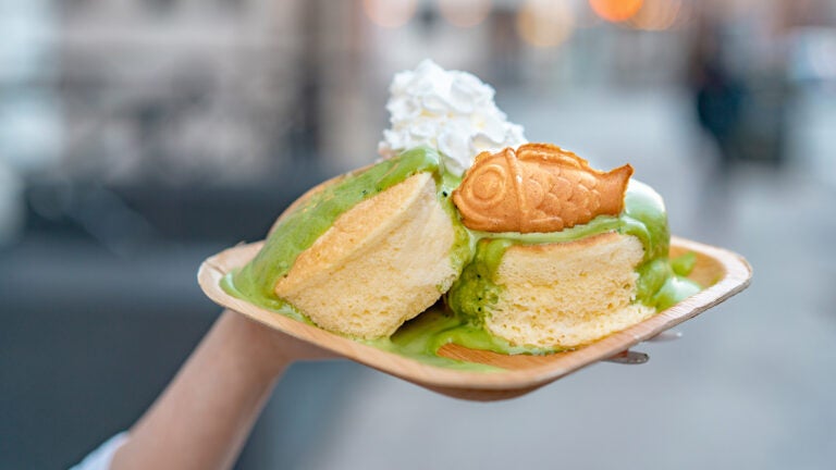 Soufflé pancakes at Taiyaki NYC