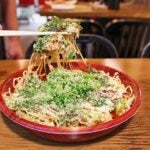 Mayo-chee okonomiyaki at Gantetsu-Ya