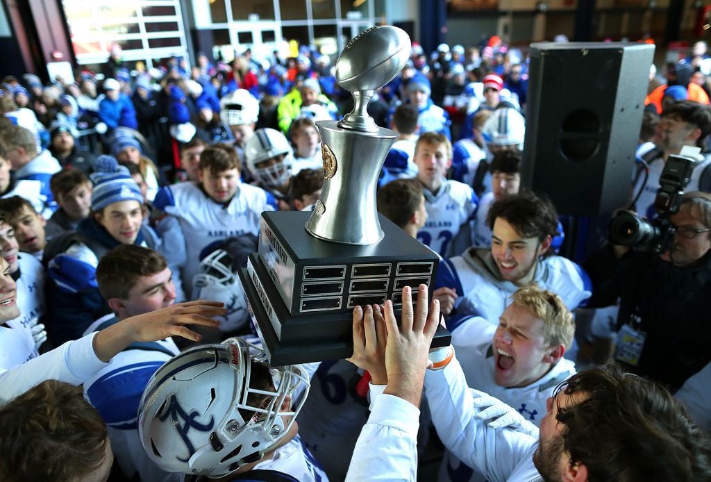 Results for the Massachusetts high school Super Bowls