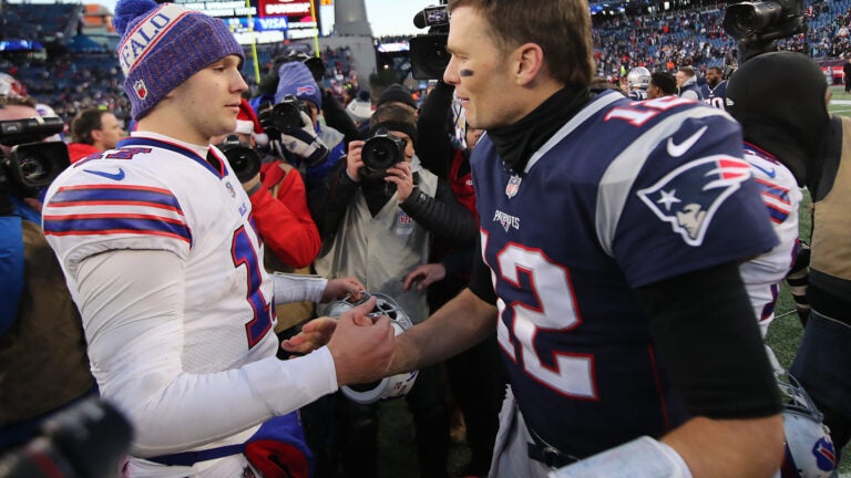 Bills don't miss Brady in preparing to face Newton-led Pats