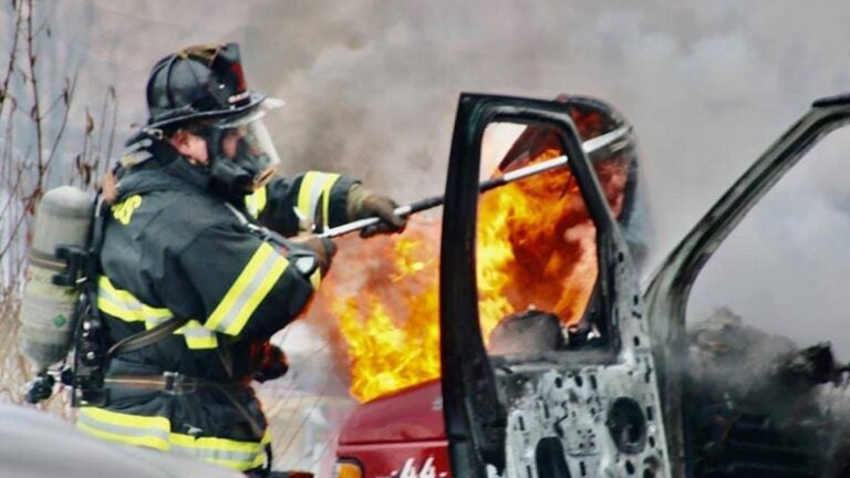 Cars Catch Ablaze In Route 1 Walmart Parking Lot