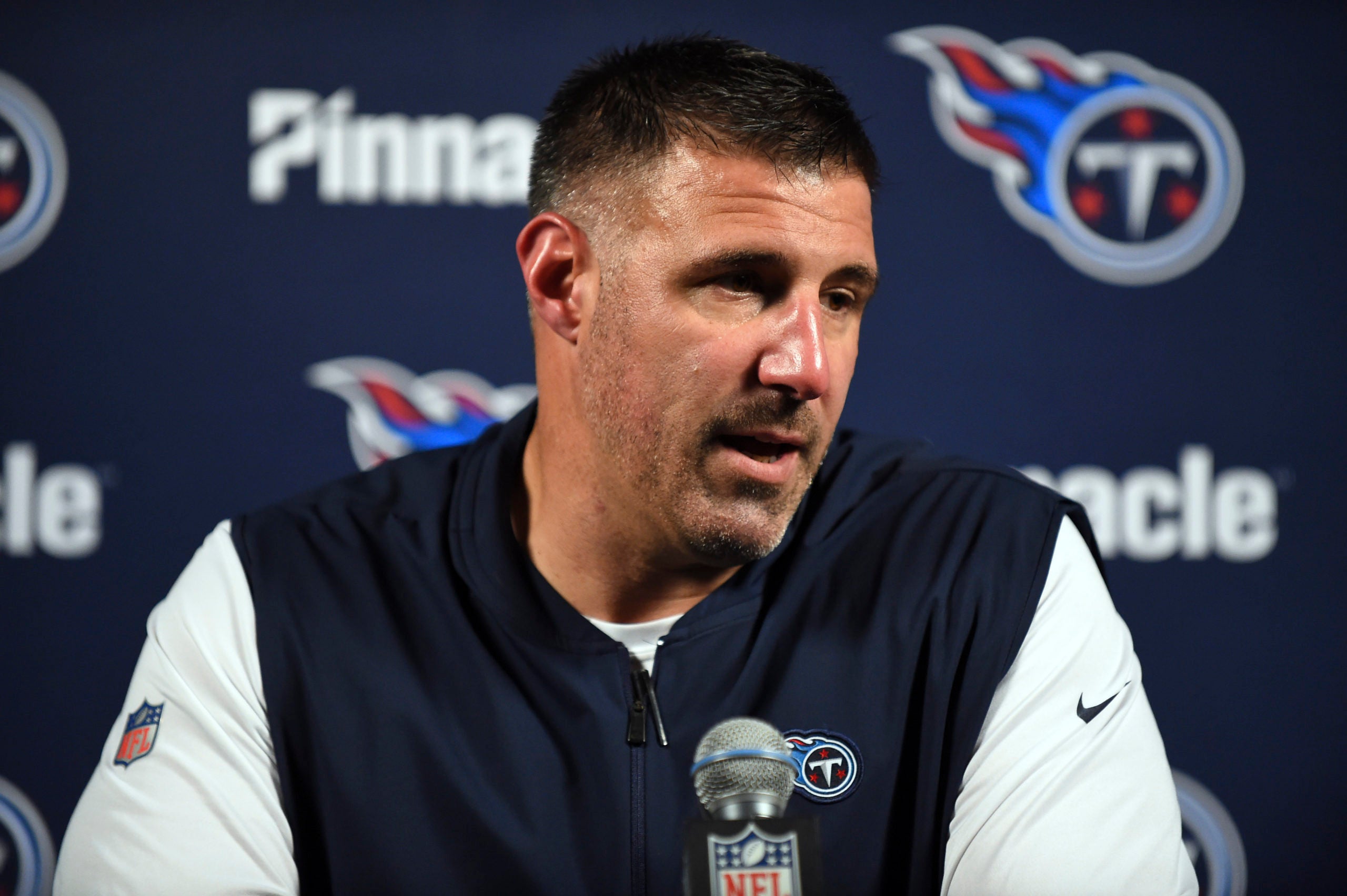 Morning sports update Mike Vrabel said the Titans are going into the