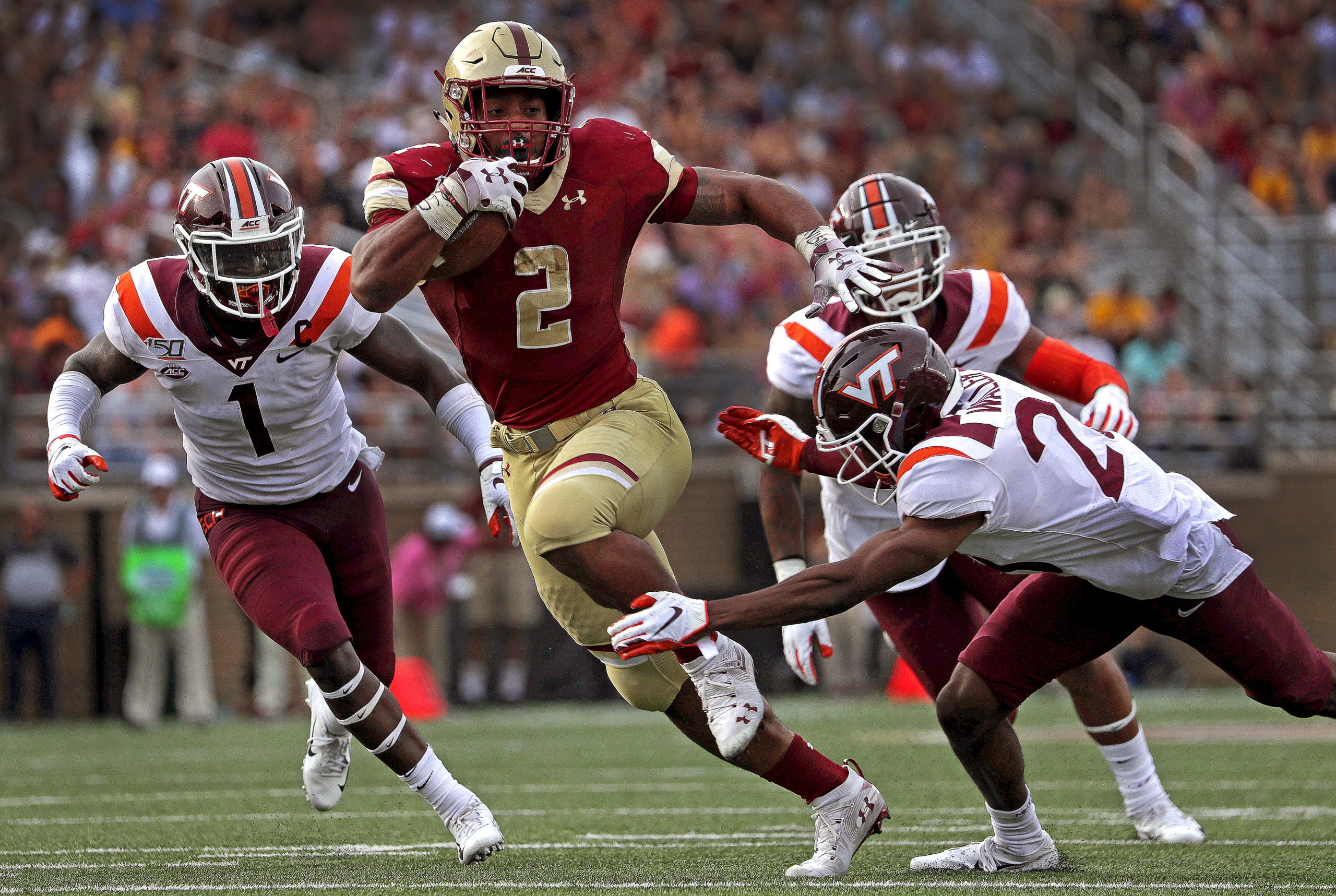 NFL draft profile: Dolphins target A.J. Dillon of Boston College – Sun  Sentinel