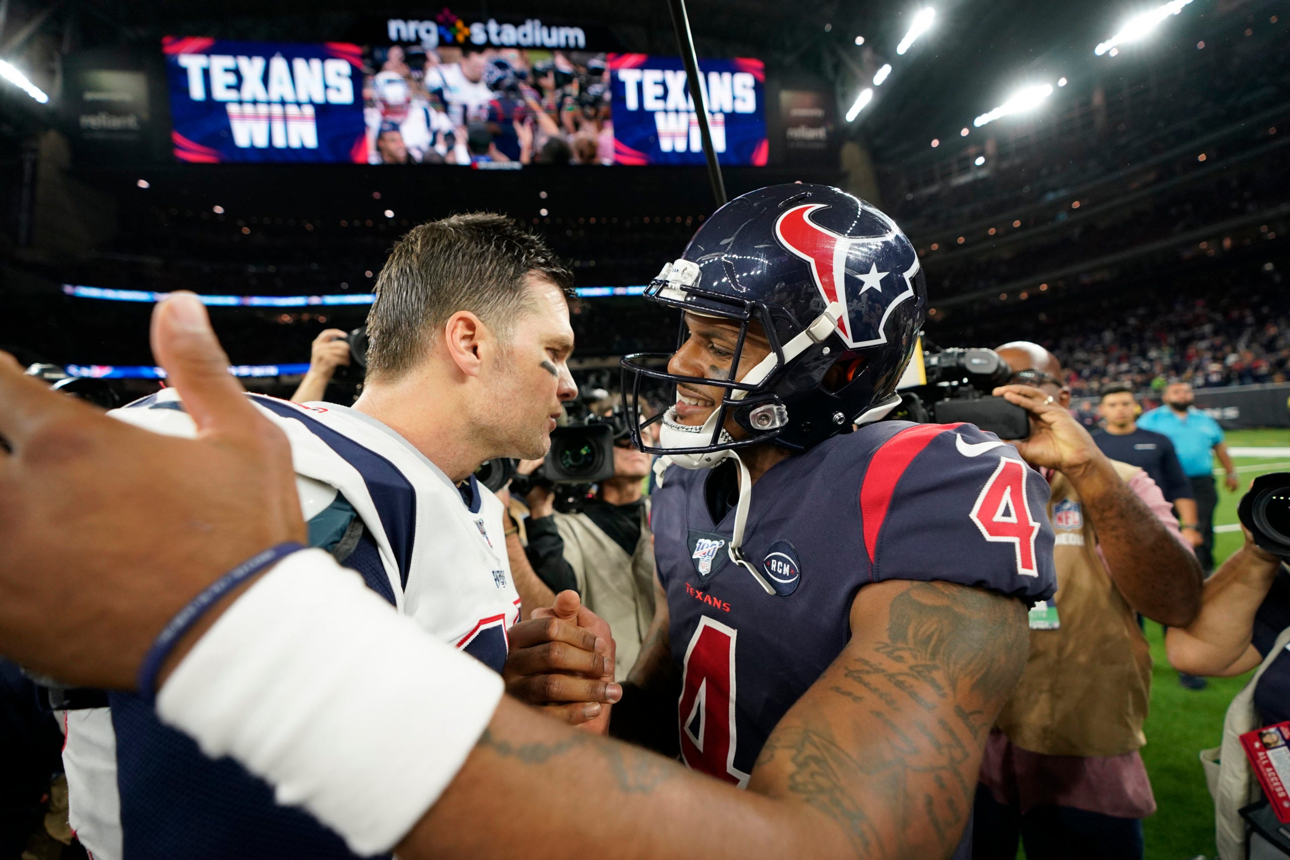 Houston Texans' Deshaun Watson reflects on beating idol Tom Brady for first  time: 'It was awesome'