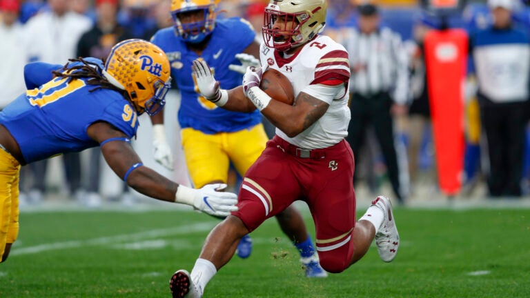 Boston College RB A.J. Dillon, school's all-time leading rusher