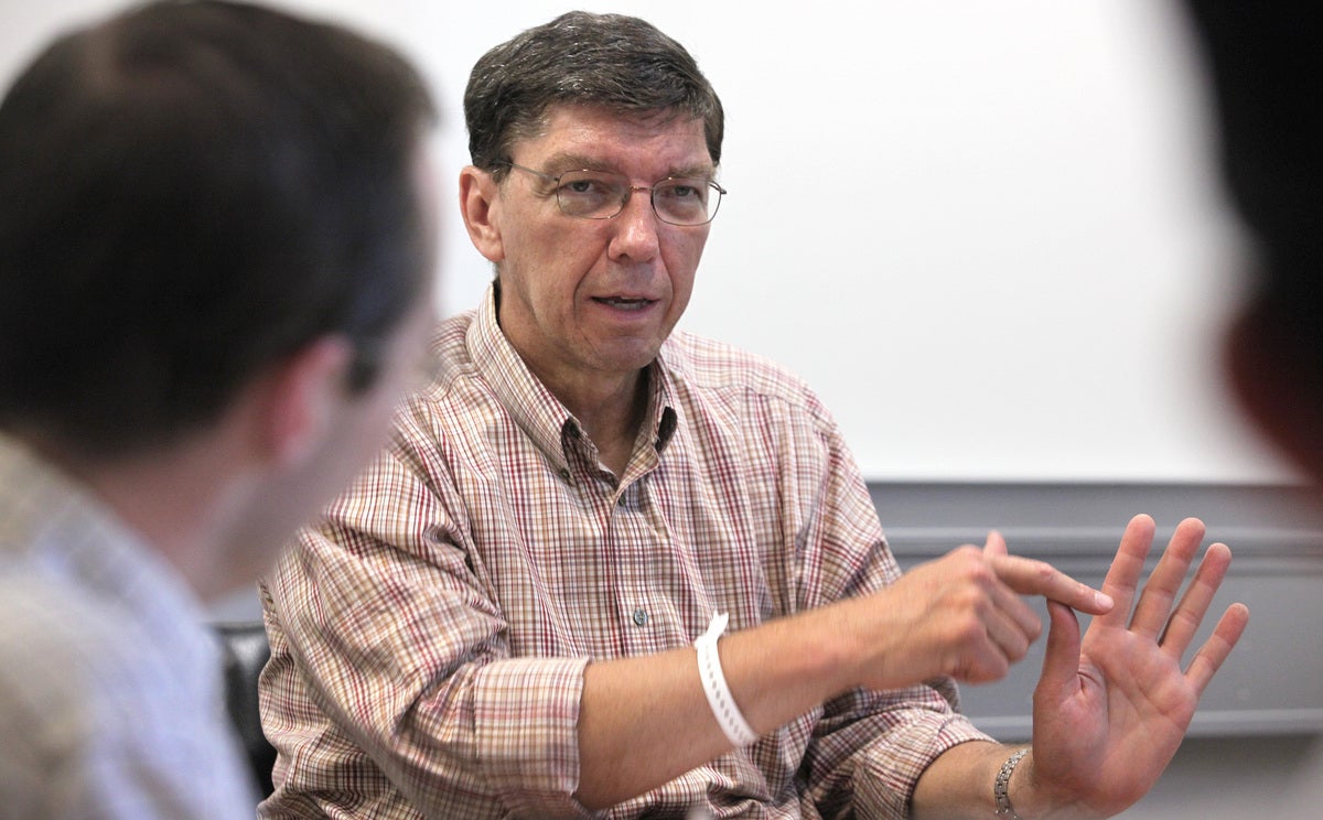 Clayton Christensen, renowned Harvard Business School professor, dies at 67