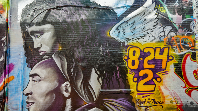 Downey dustup over mural is short-lived; public art of Kobe Bryant