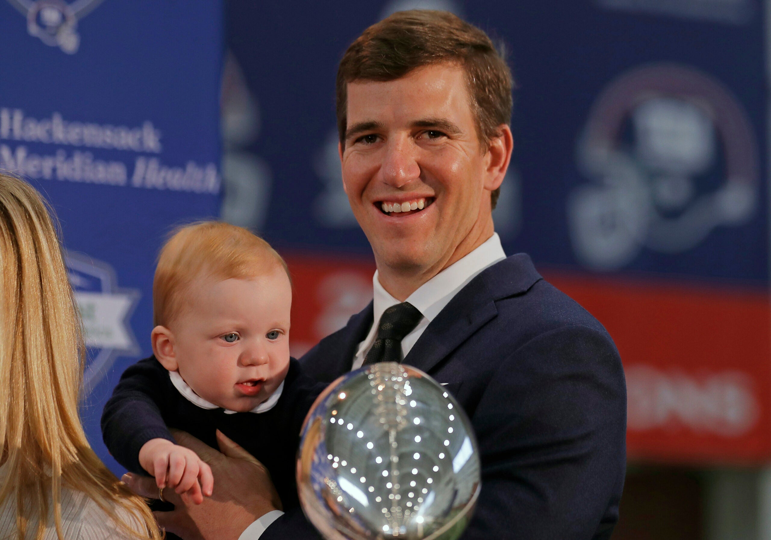 Manning family. Eli Manning Jersey retirement.