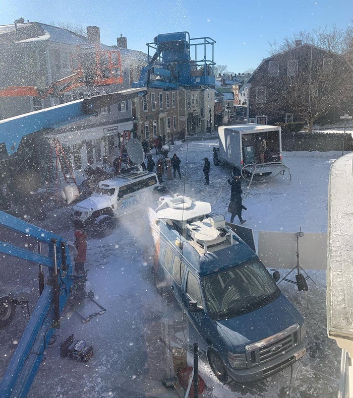 ‘Grown Ups 2’ films a car wash scene in Marblehead