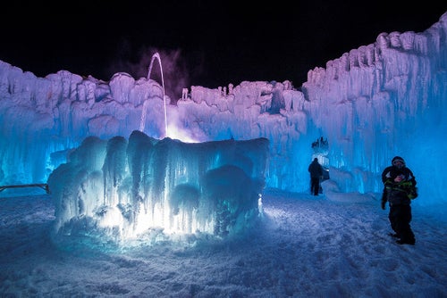 New Hampshire's Ice Castles are back, and they look magical