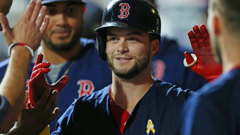 Report: Red Sox shopping Benintendi for prospects