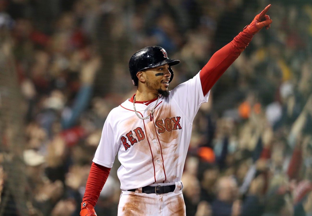 This is what it looks like when Mookie Betts is about to have a season for  the ages
