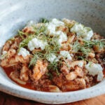 Cavatelli with Lamb Ragu, Feta & Mint