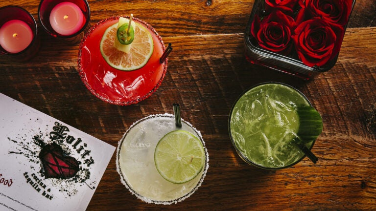 Diablo, Lolita, and spicy cucumber margaritas at Lolita Cocina & Tequila Bar