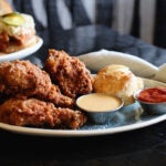 Large dark meat chicken plate at Pollo Club