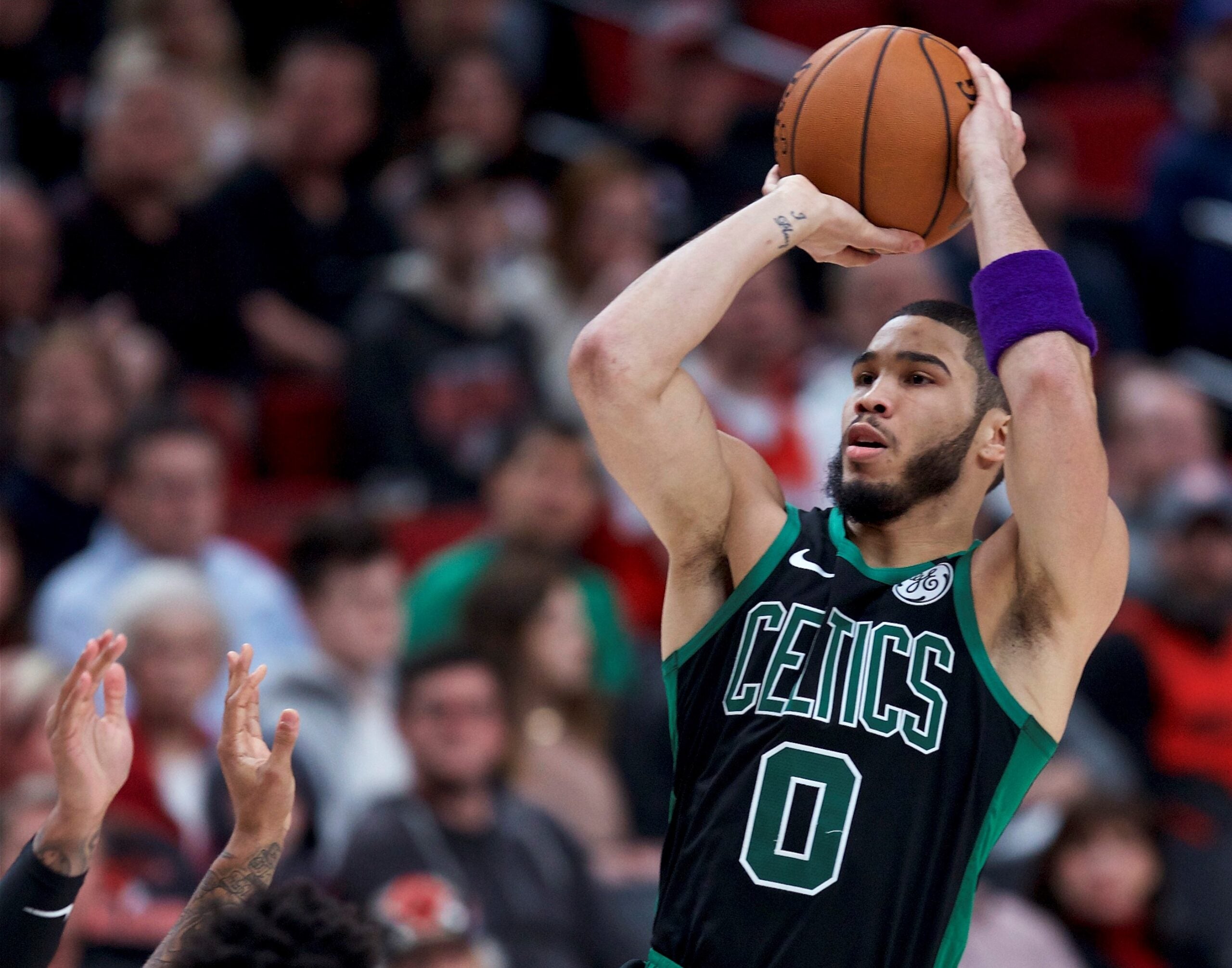 Jayson Tatum Gave Kevin Hart One Of His Son Deuce's Jerseys