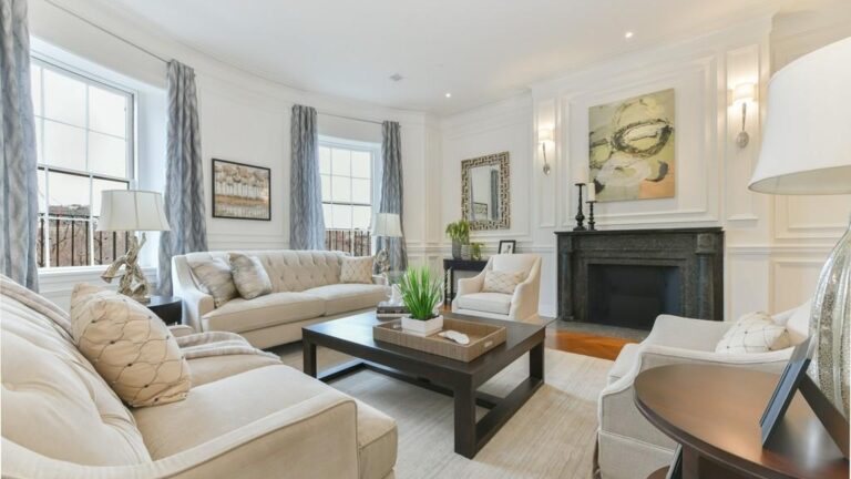 40 Beacon Unit 4 living room