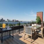 348 Beacon St penthouse Back Bay deck