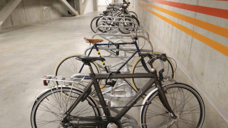 Apartment bicycle storage hot sale