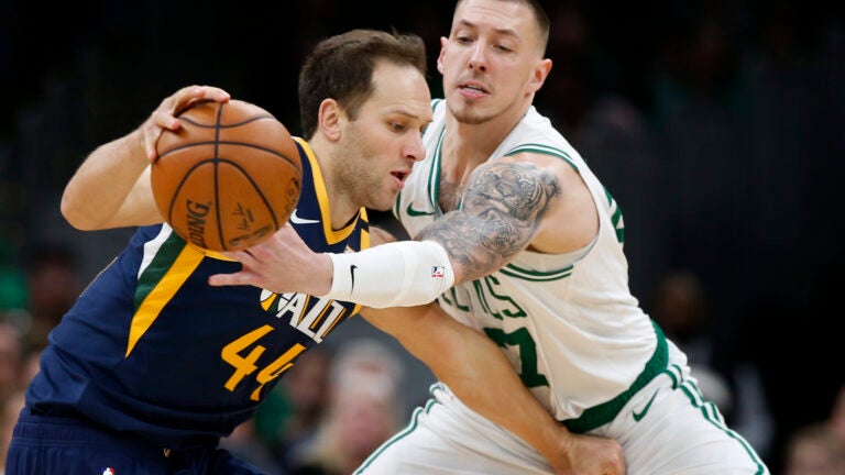 Celtics’ cold shooting night leads to a 99-94 loss to the Jazz