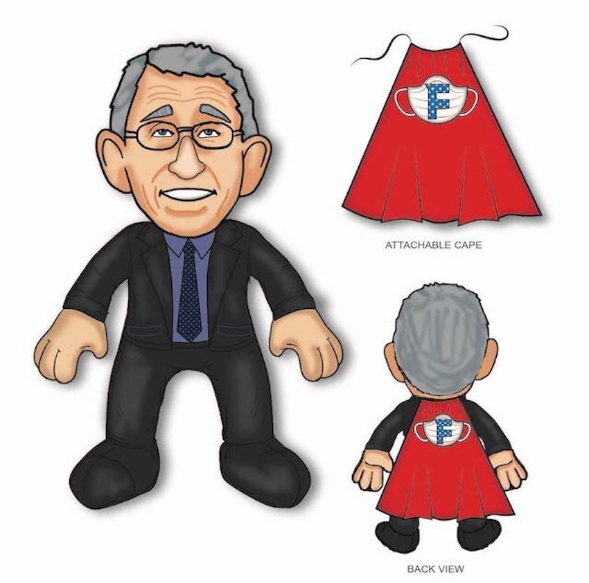 fauci stuffed doll