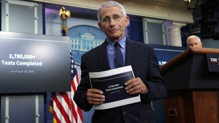 Dr. Anthony Fauci Speaks at White House