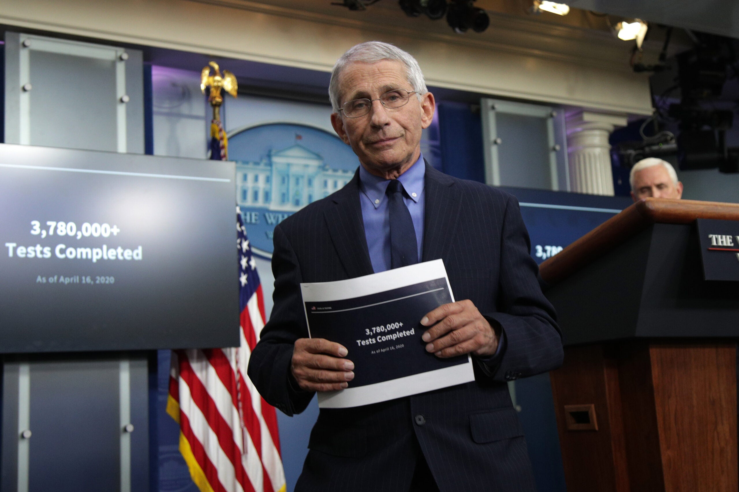 Dr. Anthony Fauci Speaks at White House