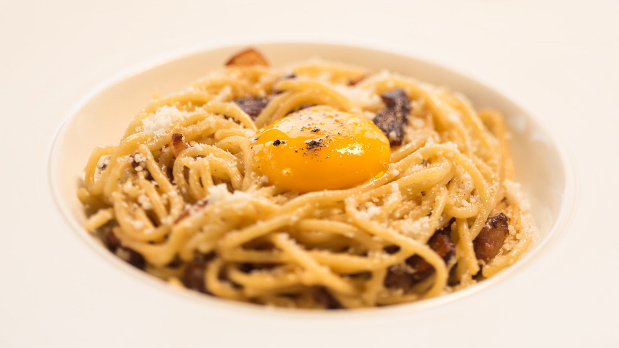 Recipe: Spaghetti carbonara from Il Massimo chef/co-owner Joe DeQuattro