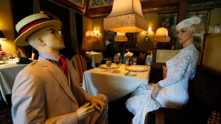 Mannequins at the Inn at Little Washington.