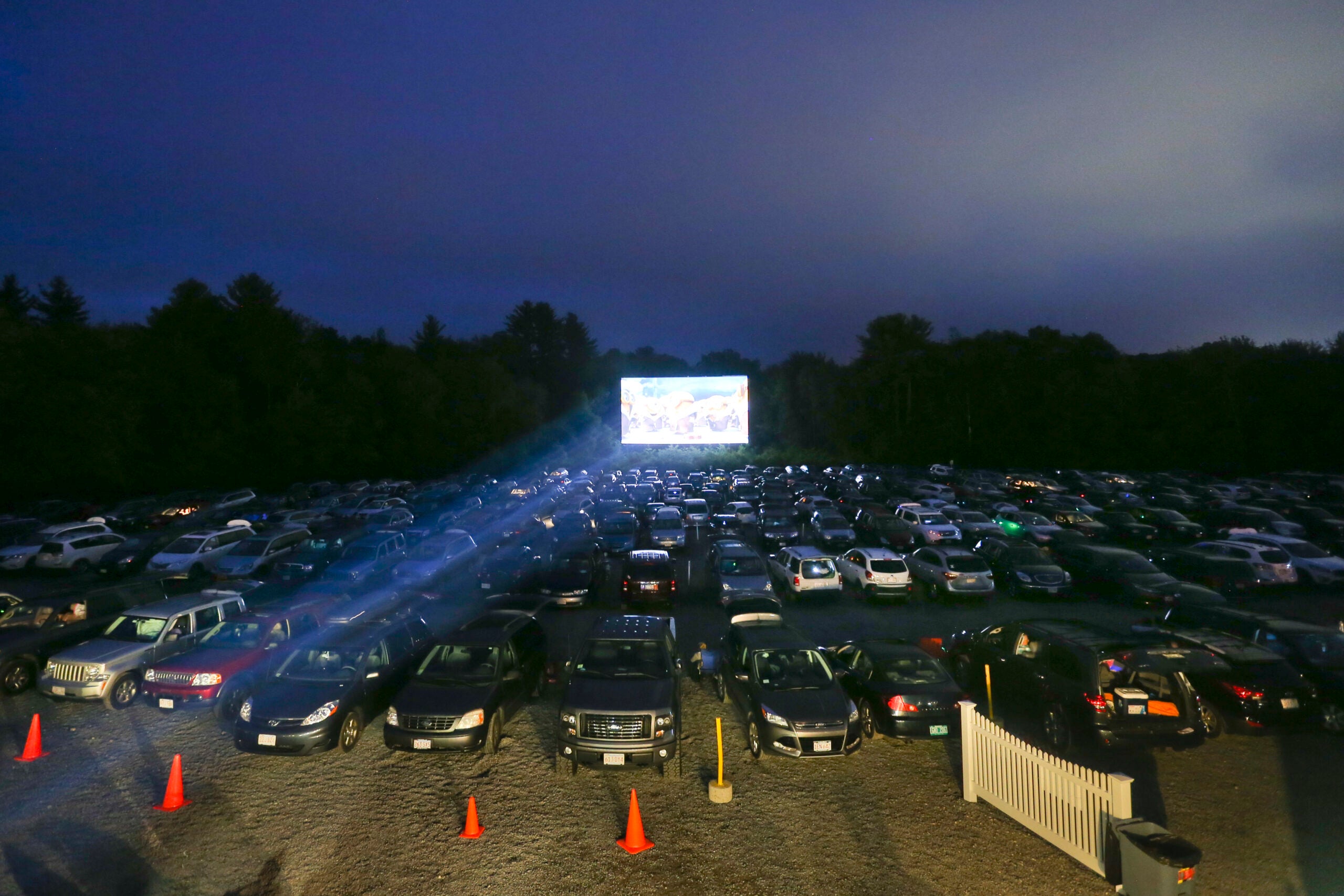 Drive In Theater At Night