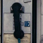 An out of order payphone.