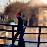 A cold morning in Boston.