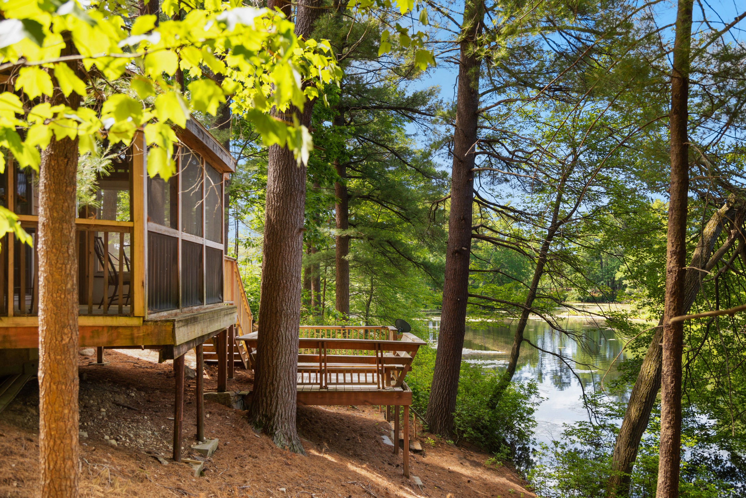 Home of the Week A pondside perch for 549,000 in Andover