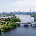 Boston from over the Charles River.