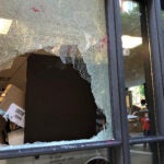 Damage in Boston After Protests