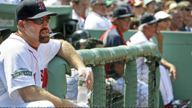 Kevin Youkilis gets 3 hits, cheers in Fenway return