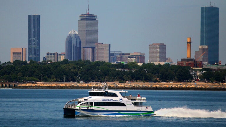 The MBTA commuter ferry Champion.