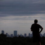 The view from the Arnold Arboretum in Boston.