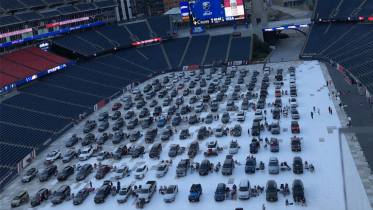 New England Revolution open up Gillette Stadium to fans for drive