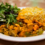 Chicken biryani is pictured at Tawakal Halal Cafe