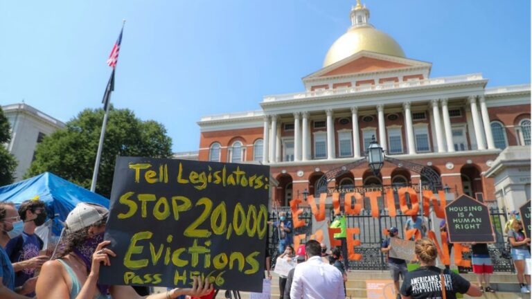 Evictions-Moratorium-State-House-Protest