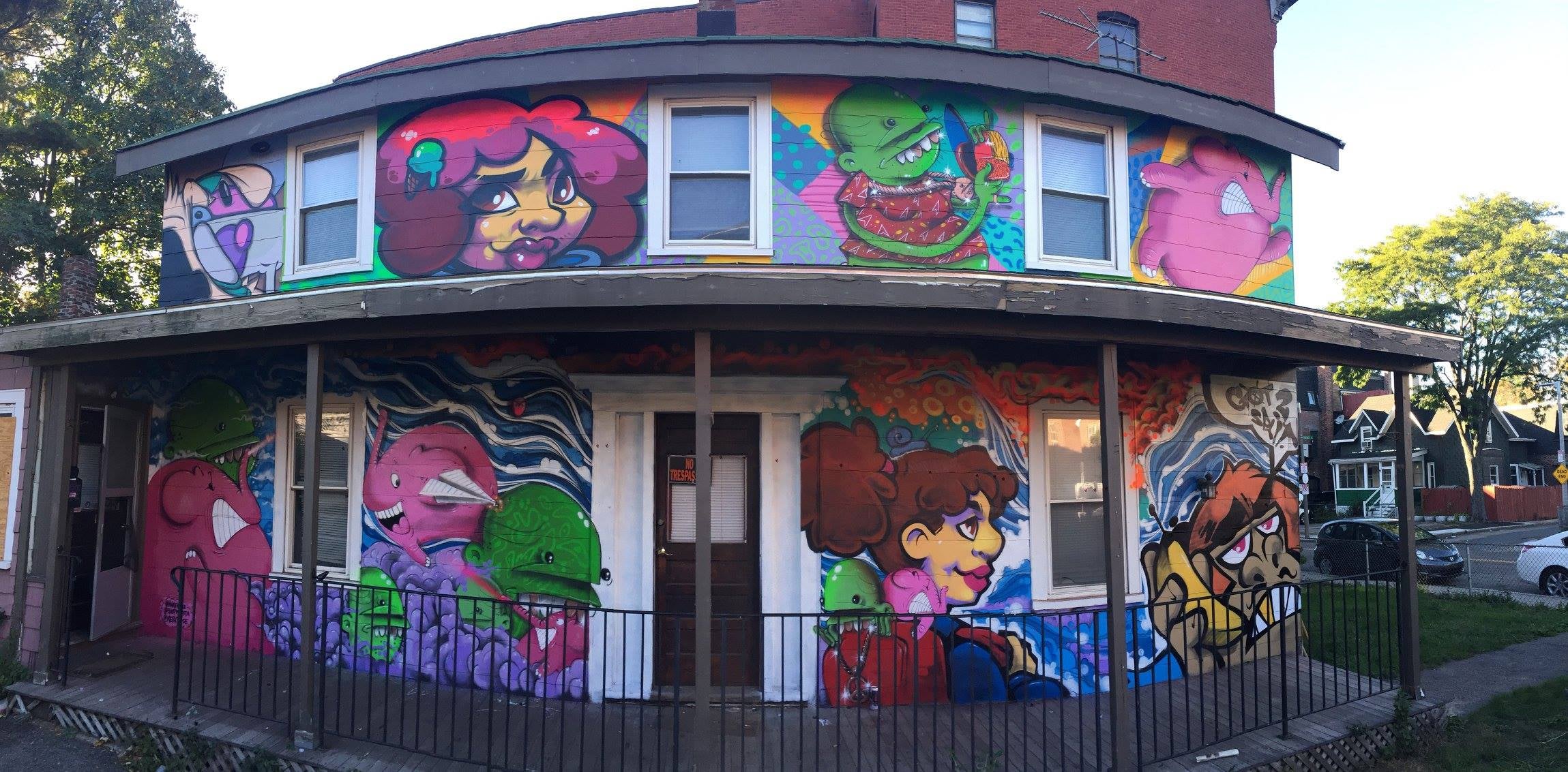 The Jamaica Plain 'Graffiti House' is about to come tumbling down