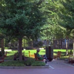 The park at Post Office Square.