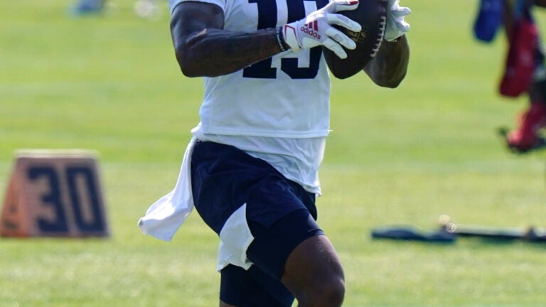 Patriots wide receiver N'Keal Harry continues to impress at practice