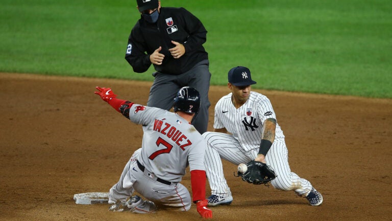 Red Sox catcher Christian Vazquez wants to win a Gold Glove; his