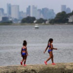 Wollaston Beach on Tuesday.