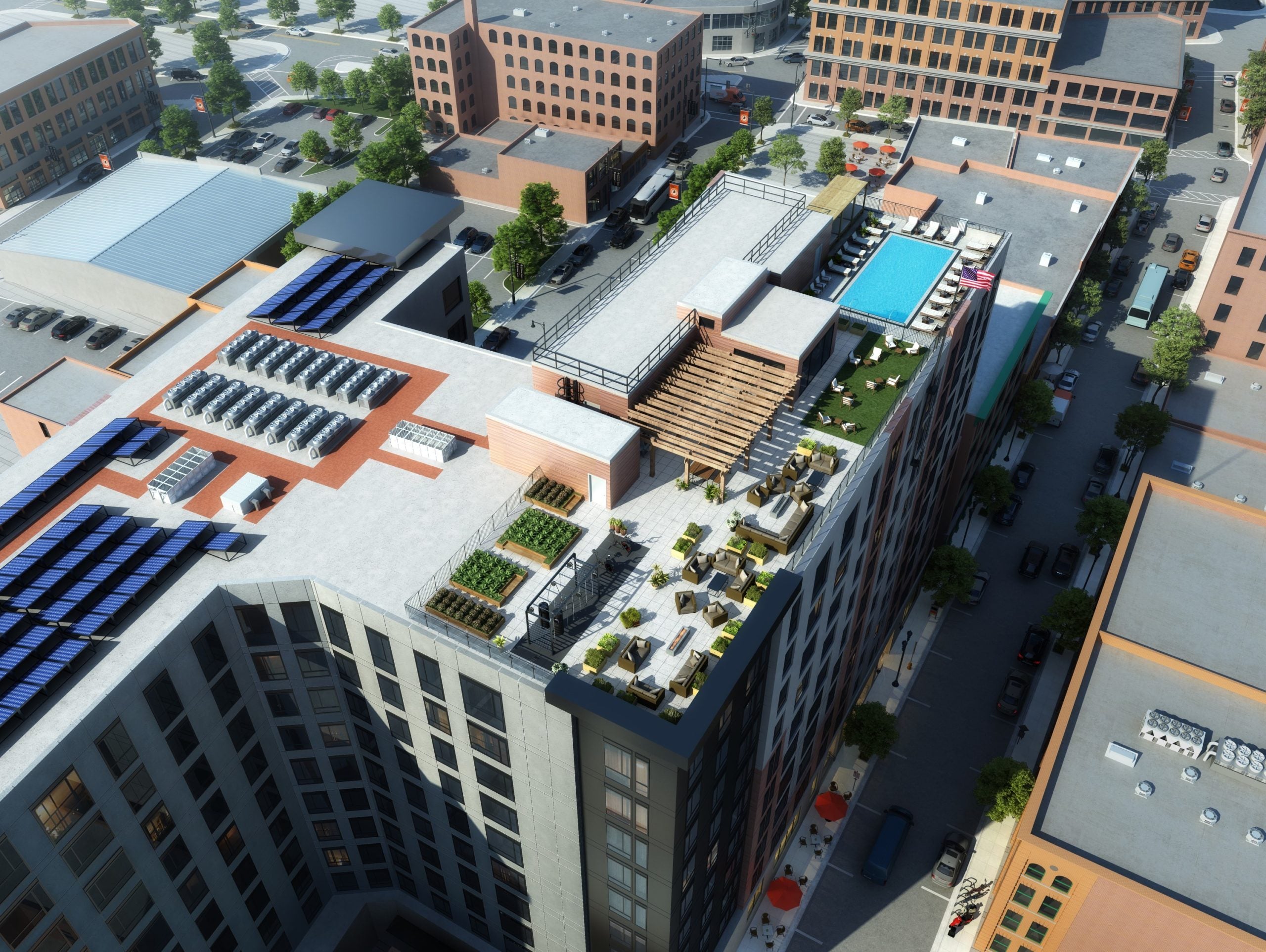 New Lynn apartment complex features rooftop pool, virtual butler