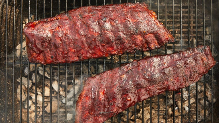 Spice-rubbed baby back ribs